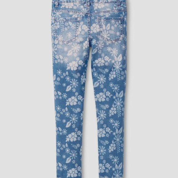 Floral Print Stretch Jeggings - Picture 3 of 3